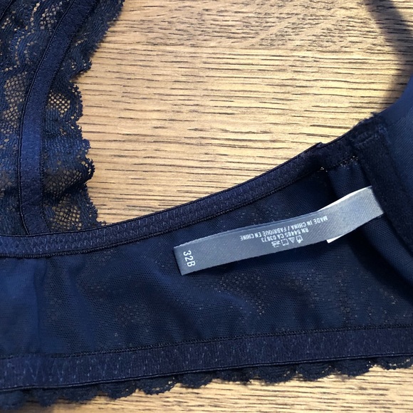 Aerie Front Closure Racerback Lace Lined Bra - Picture 4 of 5